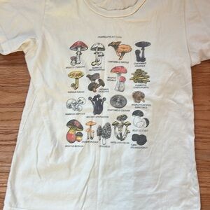 Vintage mushroom forager tee